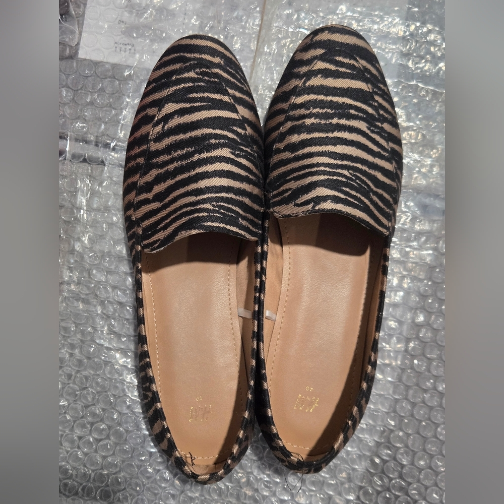 Zebra Print Women's Loafers